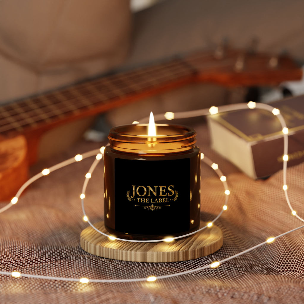 Amber Jar Soy Candle — Jones The Label Scented Candle (Multi-Size)