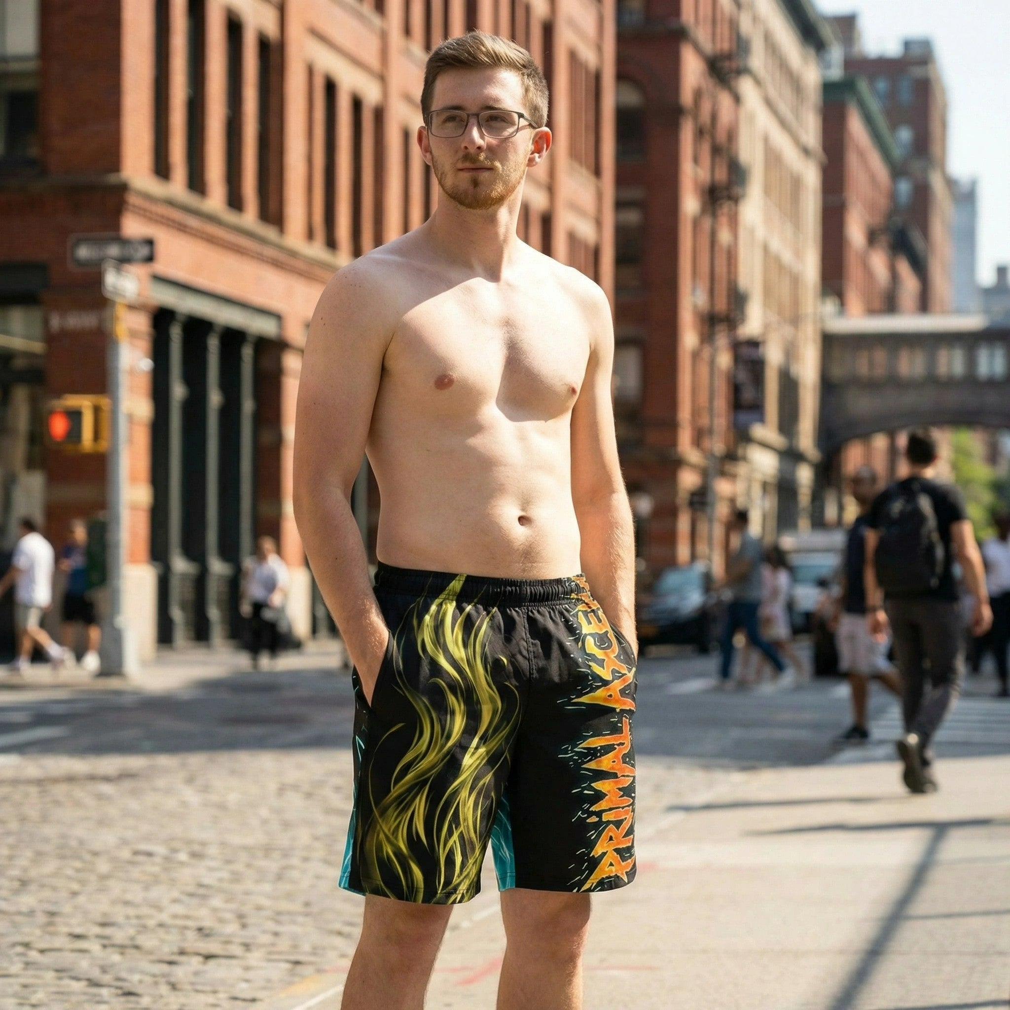 Primal Agency Board Shorts — AOP