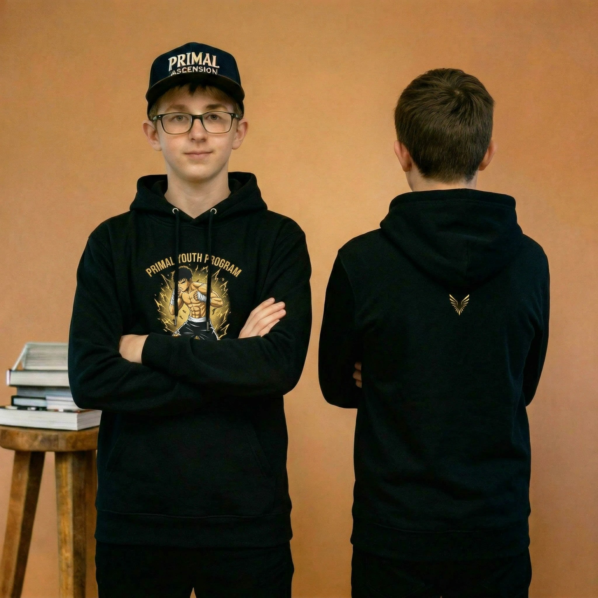 Youth Hoodie — Polaris Youth Program 'Forging the Leaders' Gold Crest