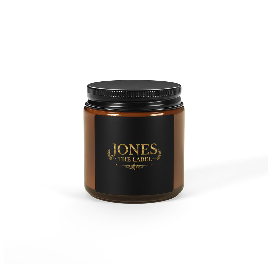 Amber Jar Soy Candle — Jones The Label Scented Candle (Multi-Size)