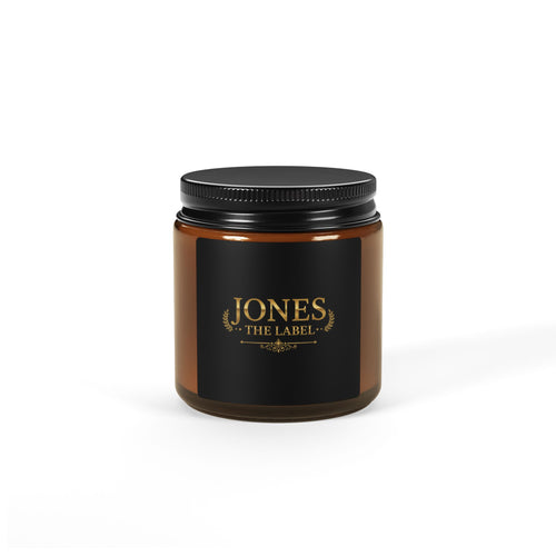 Amber Jar Soy Candle — Jones The Label Scented Candle (Multi-Size)